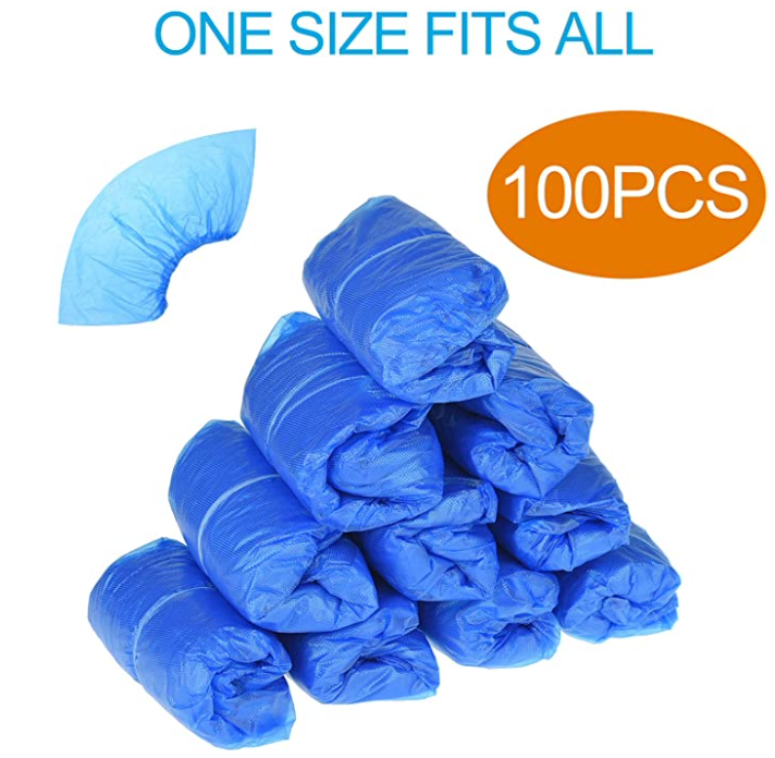 100 PCS (50 Pairs) Shoe Covers Disposable