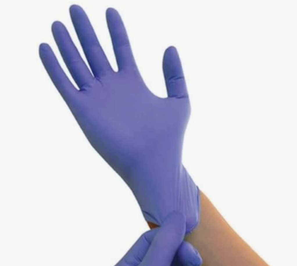 MedPride Powder-Free Nitrile Exam Gloves, Large, Box/100