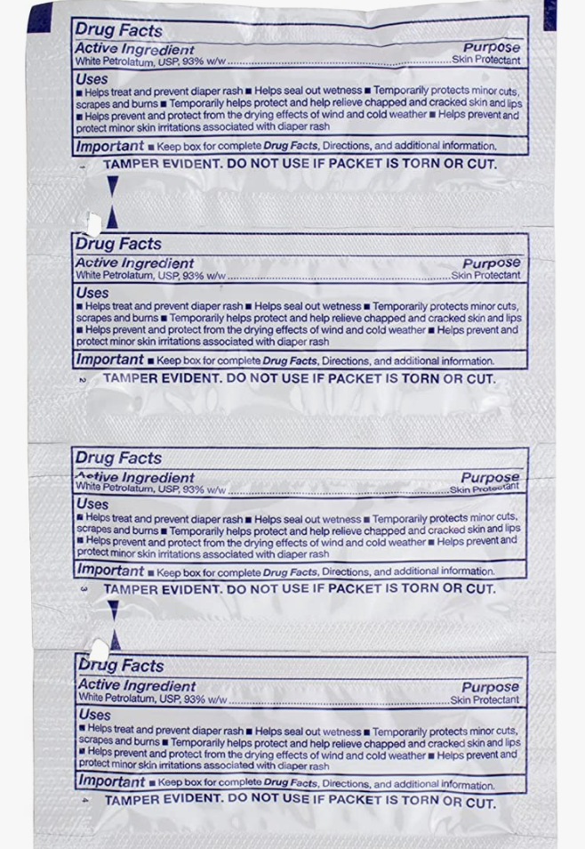 Dynarex Vitamin A & D Ointment Unit Packets 144/box